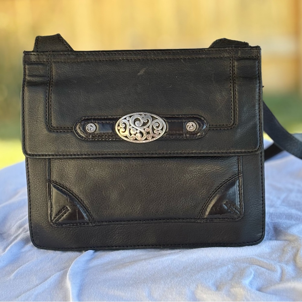 Brighton Adjustable Crossbody Shoulder Bag, black